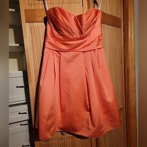 David's Bridal Strapless Bridesmaid dress WITH POCKETS!